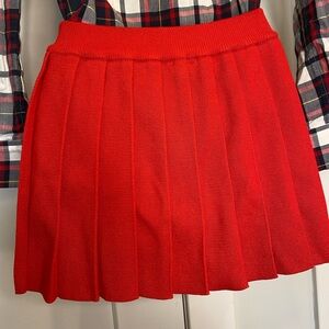 Daisy Red Mini Skirt